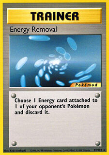 Energy Removal (MODBS 92)