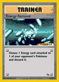 Energy Removal (MODPXBS 92)