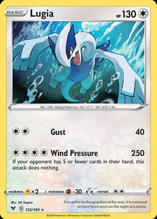 Pokemon Card Shiny Lugia SL7 Secret Rare